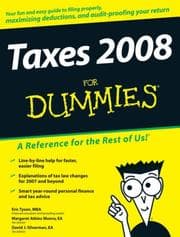 Tapa de Taxes 2008 for dummies