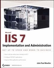 Tapa de Microsoft IIS 7 Implementation and Administration (Mastering)