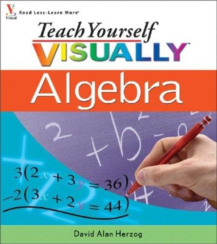 Tapa de Teach Yourself VISUALLY Algebra
