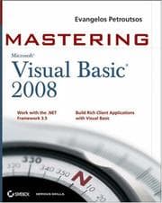 Tapa de Mastering Microsoft Visual Basic 2008 (Mastering)
