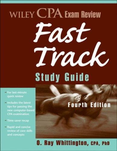 Tapa de Wiley CPA Exam Review Fast Track Study Guide