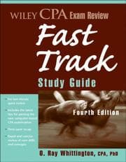 Tapa de Wiley CPA Exam Review Fast Track Study Guide