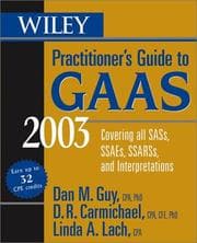 Tapa de Wiley practitioner's guide to GAAS 2003