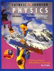 Tapa de Physics, Probeware Lab Manual/Student Version