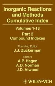 Tapa de Inorganic Reactions and Methods, Cumulative Index, Part 2