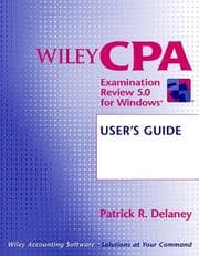 Tapa de Wiley Cpa Examination Review 5.0 for Windows User's Guide