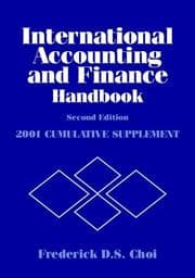 Tapa de International Accounting and Finance Handbook