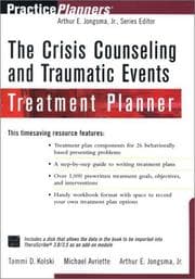 Tapa de The crisis counseling and traumatic events treatment planner