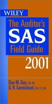 Tapa de The auditor's SAS field guide 2001