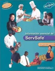 Tapa de ServSafe Essentials in Spanish w/Scantron Certification Exam