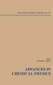 Tapa de Advances in chemical physics