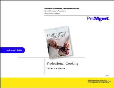 Tapa de Professional Cooking Instructors Guide