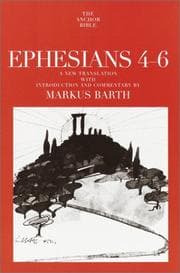 Tapa de Ephesians: Translation and Commentary on Chapters 4-6