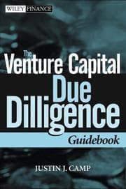 Tapa de The Venture Capital Due Diligence Guidebook