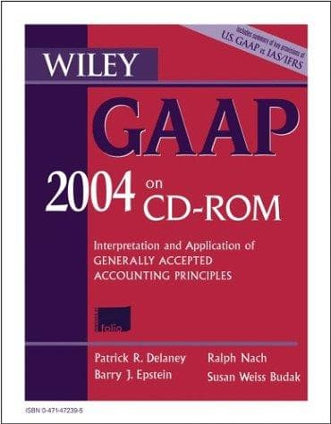 Tapa de Wiley GAAP 2004