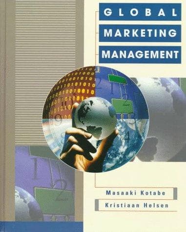 Tapa de Global marketing management
