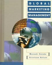 Tapa de Global marketing management