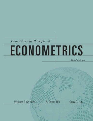 Tapa de Using EViews for "Principles of econometrics"