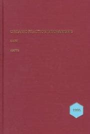 Tapa de Organic Reaction Mechanisms 1995
