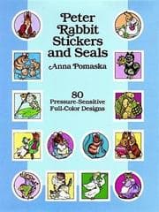 Tapa de Peter Rabbit Stickers and Seals