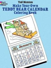 Tapa de Make Your Own Teddy Bear Calendar Coloring Book