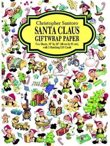 Tapa de Santa Claus Giftwrap Paper