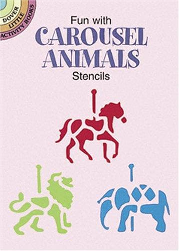 Tapa de Fun with Carousel Animals Stencils