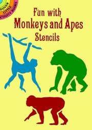 Tapa de Fun with Monkeys and Apes Stencils