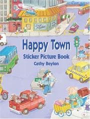 Tapa de Happy Town Sticker Picture Book