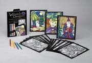Tapa de Wizards and Dragons Stained Glass Coloring Fun