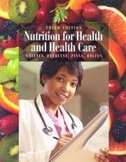 Tapa de Nutrition for Health and Health Care