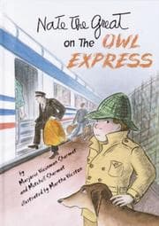 Tapa de Nate the Great on the Owl Express