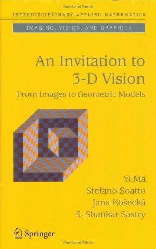 Tapa de An invitation to 3-D vision