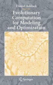 Tapa de Evolutionary Computation for Modeling and Optimization (Interdisciplinary Applied Mathematics)