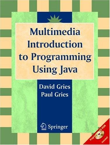 Tapa de Multimedia introduction to programming using Java