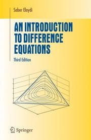 Tapa de An introduction to difference equations