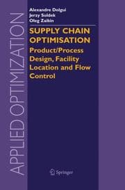 Tapa de Supply chain optimisation
