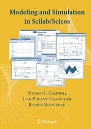 Tapa de Modeling and simulation in Scilab/Scicos