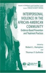 Tapa de Interpersonal violence in the African American community
