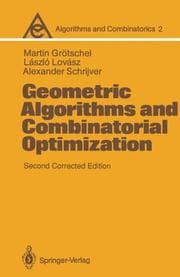 Tapa de Geometric algorithms and combinatorial optimization