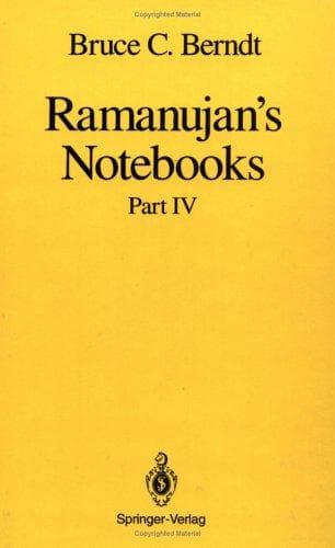 Tapa de Ramanujan's Notebooks