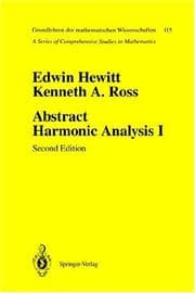 Tapa de Abstract Harmonic Analysis Vol. I