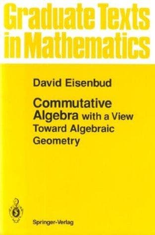 Tapa de Commutative Algebra