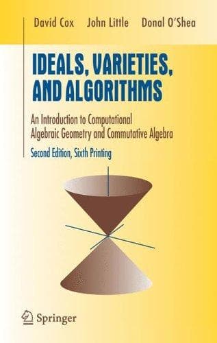 Tapa de Ideals, varieties, and algorithms