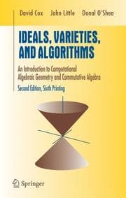 Tapa de Ideals, varieties, and algorithms