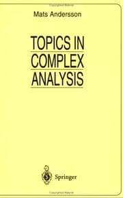 Tapa de Topics incomplex analysis