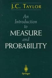 Tapa de An Introduction to Measure and Probability