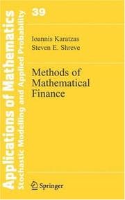 Tapa de Methods of mathematical finance