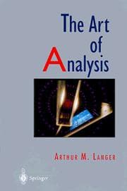 Tapa de The art of analysis