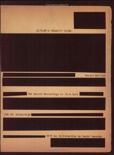 Tapa de Hitler's Uranium Club